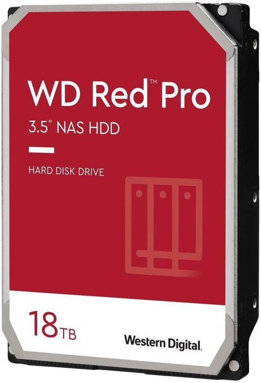 WD Red Pro 18TB SATA III 3.5" Internal NAS HDD, 7200 rpm Speed, 512MB Cache, Up to 272 MB/s  NASware 3.0 Technology | WD181KFGX
